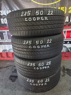 275 50 22 SET 4 COOPER INSTALADAS Y BALANCEADAS POR 350