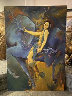 Extra Large Acrylic Painting on Canvas  