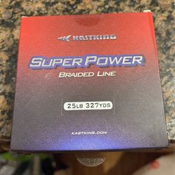 Kastking Superpower Braided Fishing Line, Low-Vls Gray, 25 LB, 327 Yds