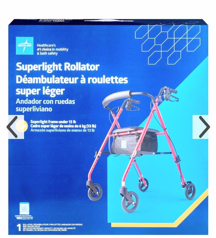 4 Wheel Rolling Walker (Never Used))