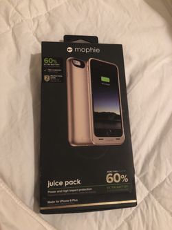 Mophie Juice Pack for 6/6s Plus never used.