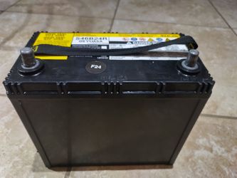 Toyota - Yuasa Battery AGM Top Post Battery Group Size S46B24R. 325 CCA, $90 cash. Just For Toyota Prius.