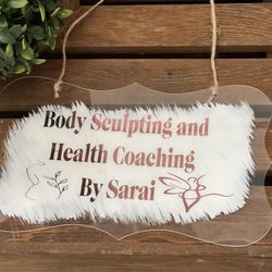 Personalized Acrylic Hanging Sign