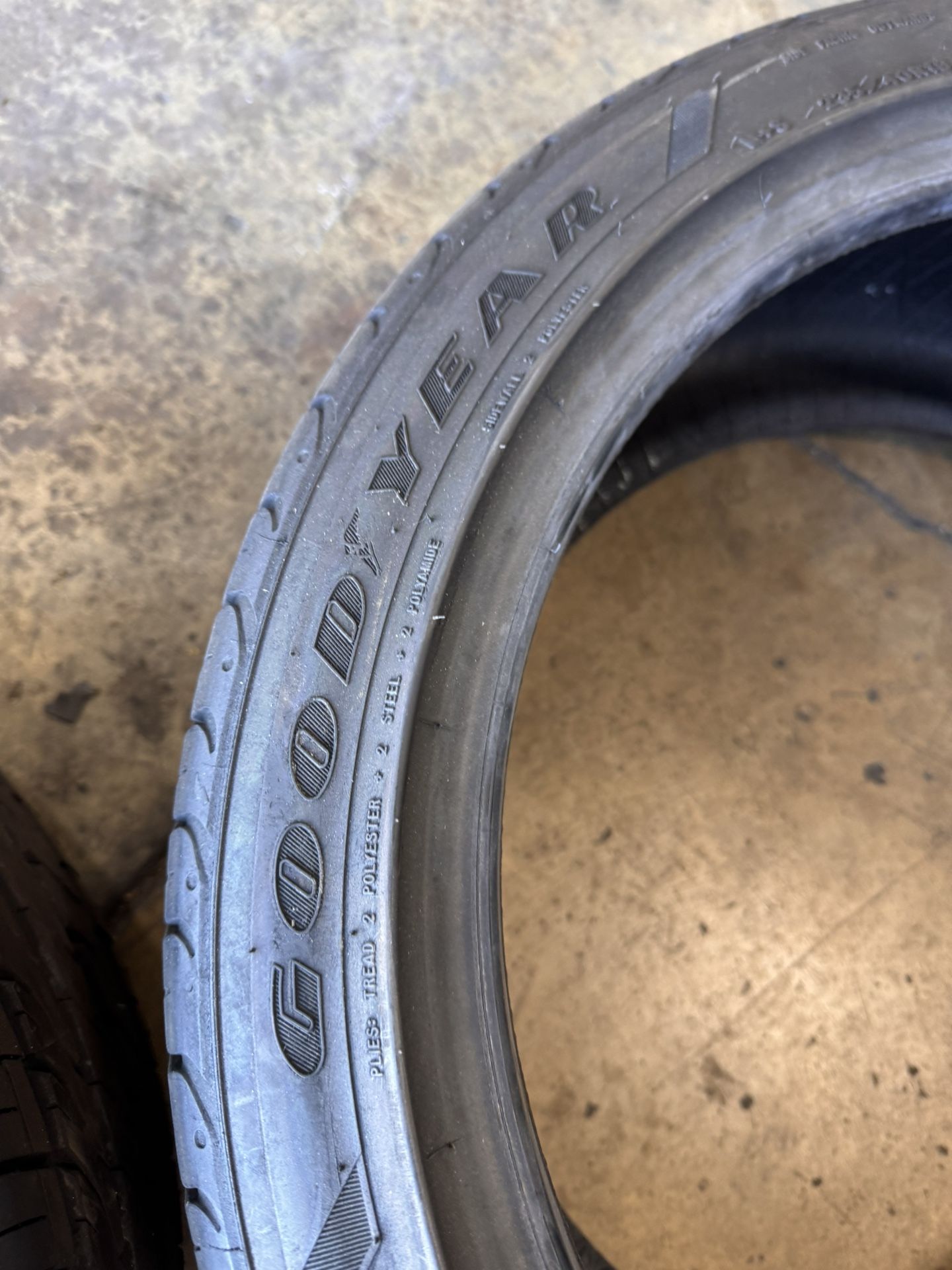 Goodyear and Arroyo 18” inch tires Pair