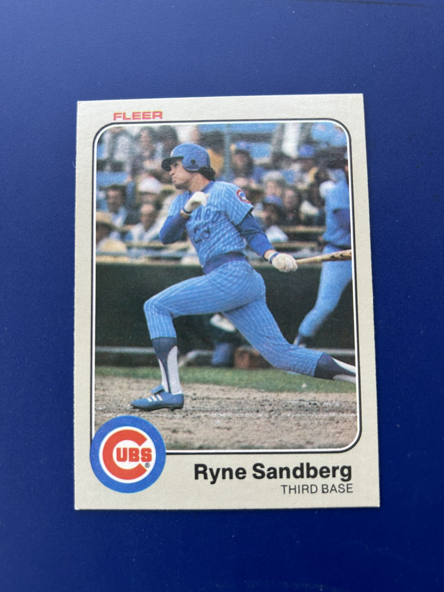1983 Fleer Ryne Sandberg Rookie Baseball Card 