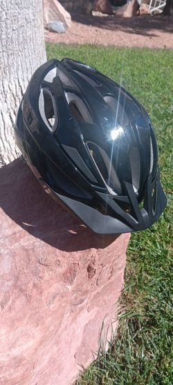Black Bike Helmet with Visor