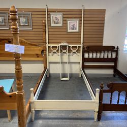 Vintage French Provincial Twin Bed frame (in Store) 