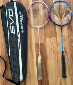 Set of 2 Badminton Racquets