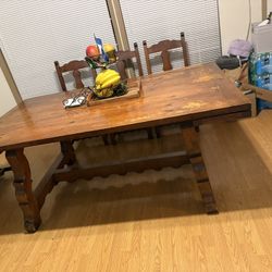 Rustic Hand Made Mexican Table 
