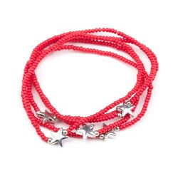 Paparazzi Red Star Stretchy Bracelet 