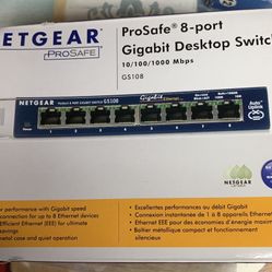 Netgear 8 Port  Desktop Switch
