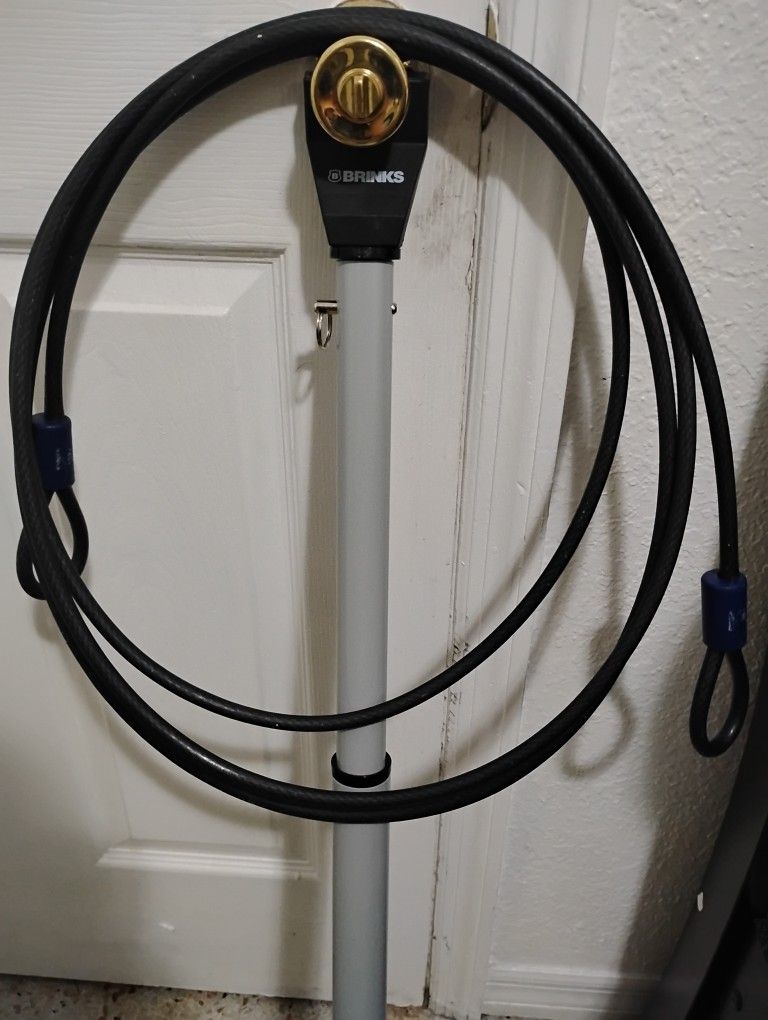 Brinks 14 Ft Steel Cable & Brinks Door Jammer