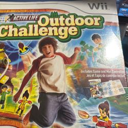 Wii Active Outdoor Challenge UNOPENED