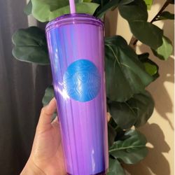 2022 Summer Starbucks Purple Dome 24oz Venti Tumbler