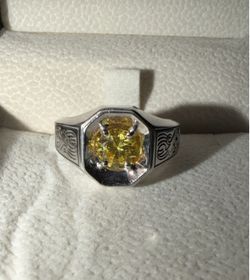 Custom 10k White Gold TPT Ring