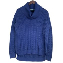 Lauren Ralph Lauren Blue Sweater Sz XL