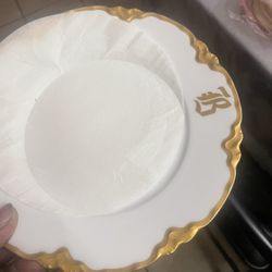 Vintage 24 Karat Gold Plated Plate Collectible