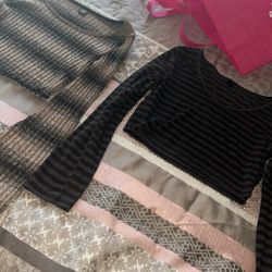 Long Sleeve Crop Tops 