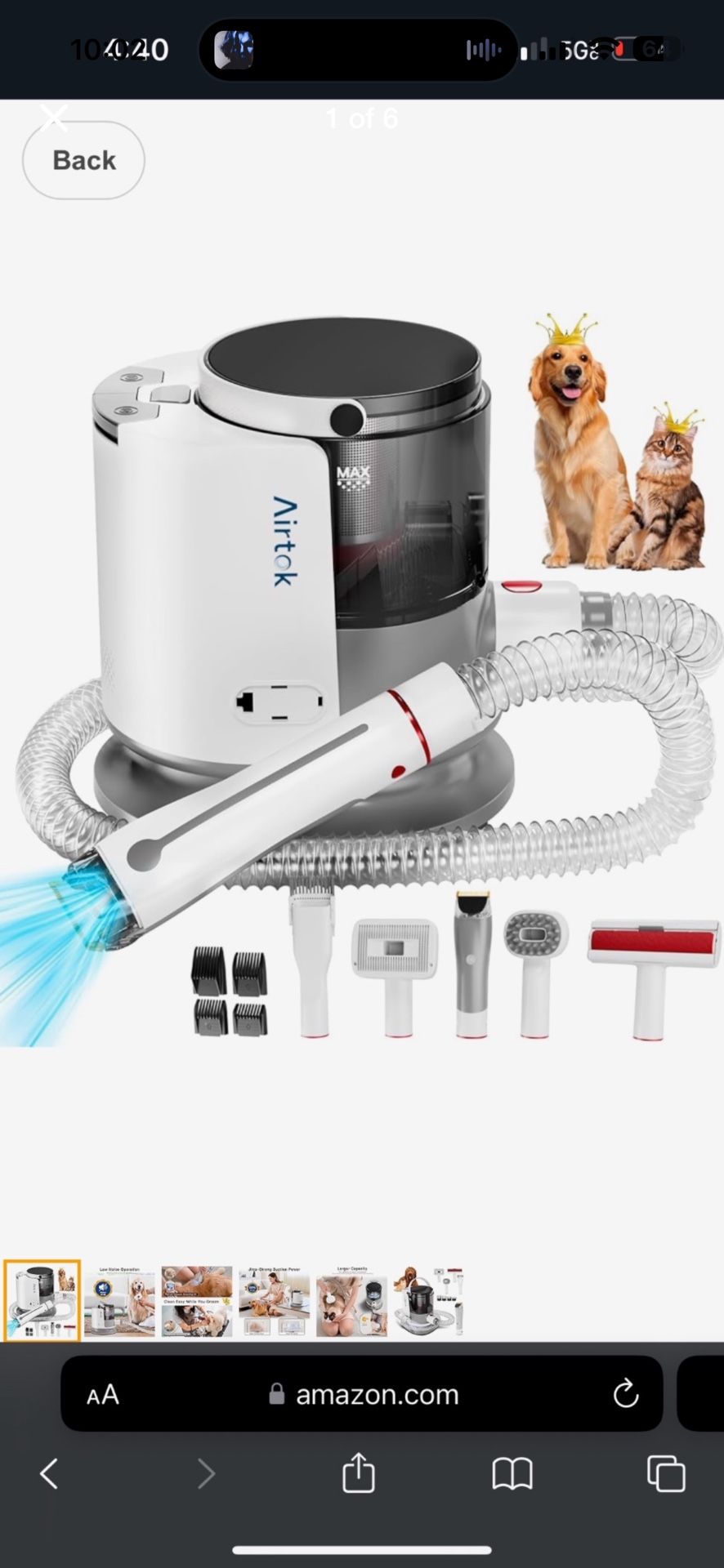 Pet Grooming Kit & Vacuum