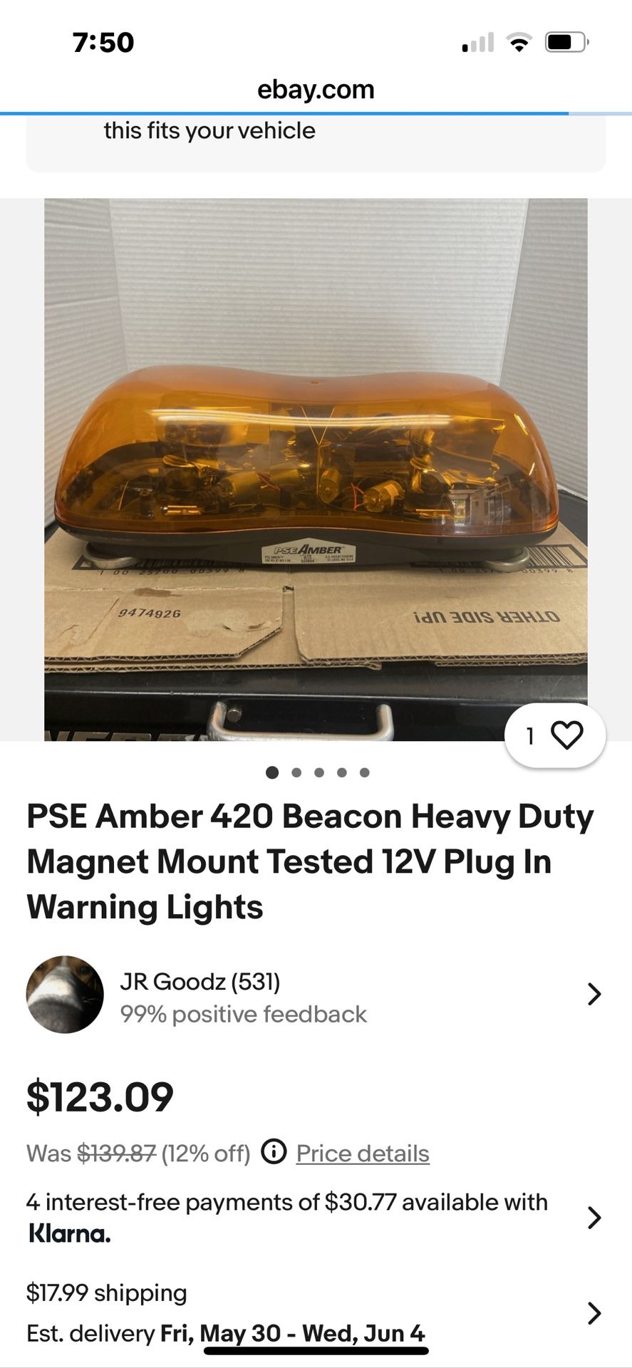 Emergency Amber Lights