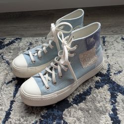 Patchwork Platform Size 8 Converse All Stars 