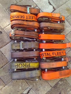 Ratchet straps vevor and Trek 2 x 15 4400 lbs total 15