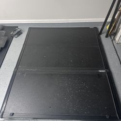 Hard tri-fold low profile tonneau cover and Floor Mats