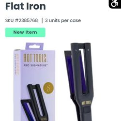 Hot Tools Pro Signature Dual Plate Charcoal Ceramic Flat Iron  $75 Ono