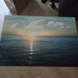 Wall Art pieces, Picture collage and white marker erase board