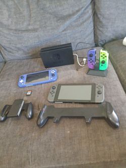 Nintendo Switch HAC-001 W/Dock & Conrolers X 2.SWITCH LIGHT HDH-001 BUNDLE WORKS