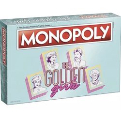 New Sealed The Golden Girls Monopoly  Board Game