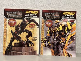 Transformers Revenge of the Fallen Jumbo Coloring And Activity Book 2009