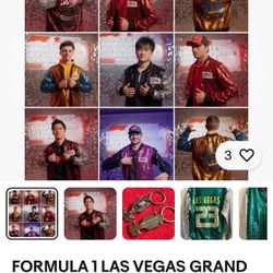 FORMULA 1 LAS VEGAS GRAND PRIX F1 2023 Exclusive SEQUINS JACKET M ‼️ Like NEW ‼️ The BEST DEAL ‼️See RARE F1 Merch Here ‼️ Price Is FIRM ‼️