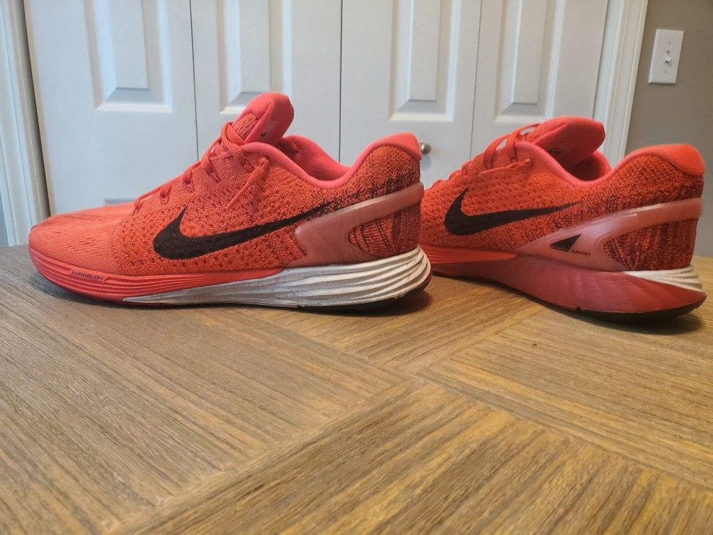 Nike Lunarglide 7 'Bright Crimson' Men's Size 10.5 Shoes Sneakers