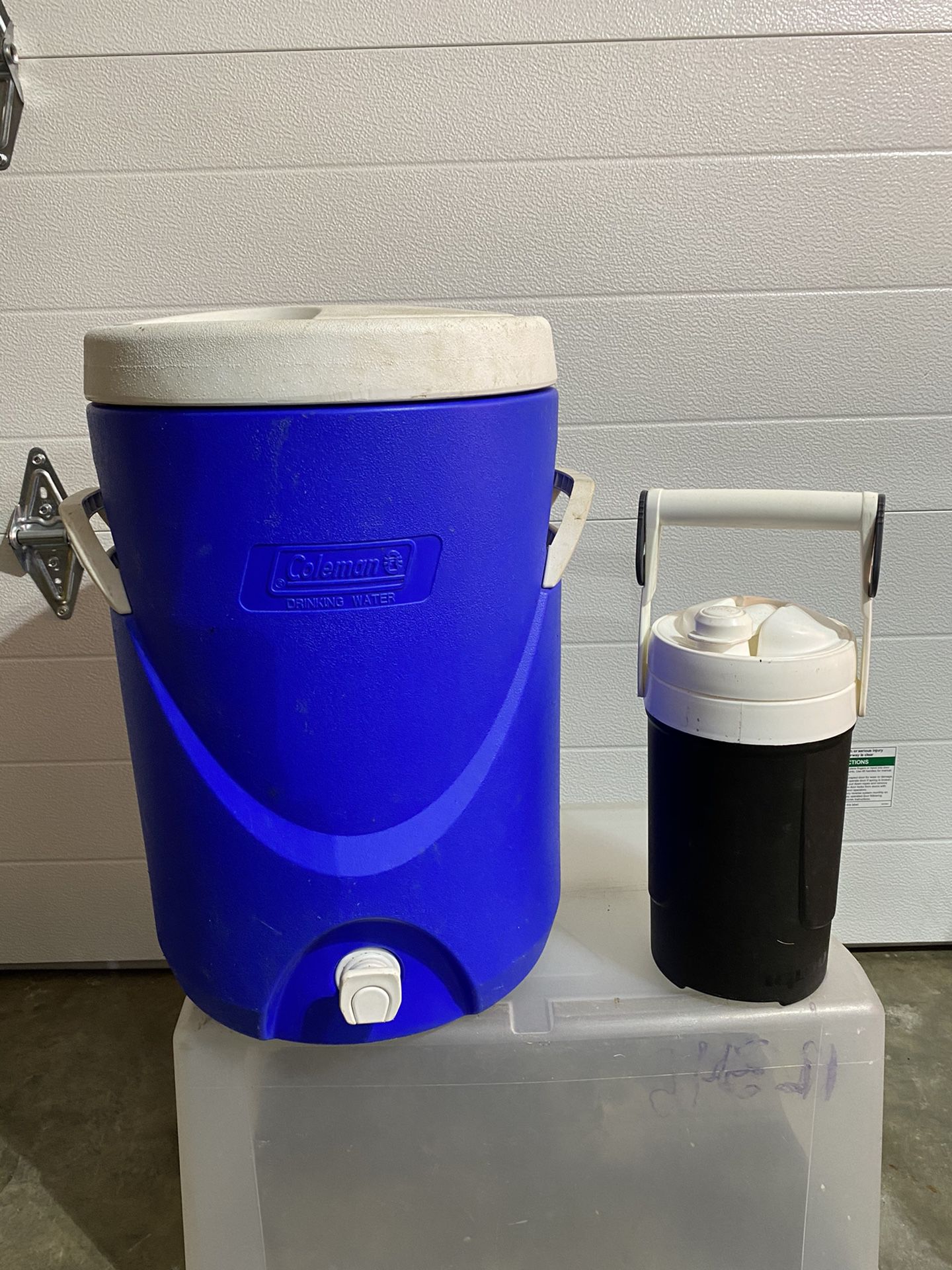 5-Gallon Water Cooler & 1-Galon Personal Water Jug