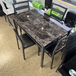 Table And 4 Chairs Brand New Set For Only $199