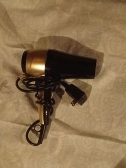 Black and Gold Hair Dryer