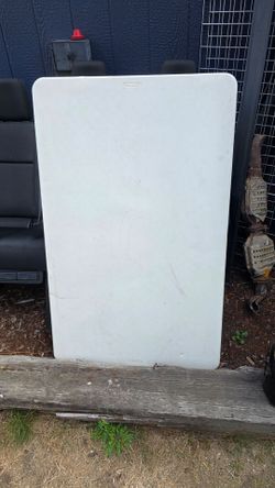 Lifetime white folding table 48"x24