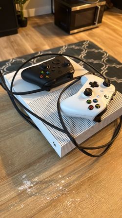 Xbox One S Console with Two Controllers