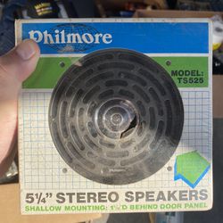 Philmore Car Stereo Speakers 5 1/4” New