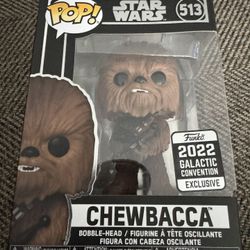 Funko Pop! Disney Star Wars CHEWBACCA #(contact info removed) Galactic Convention Exclusive