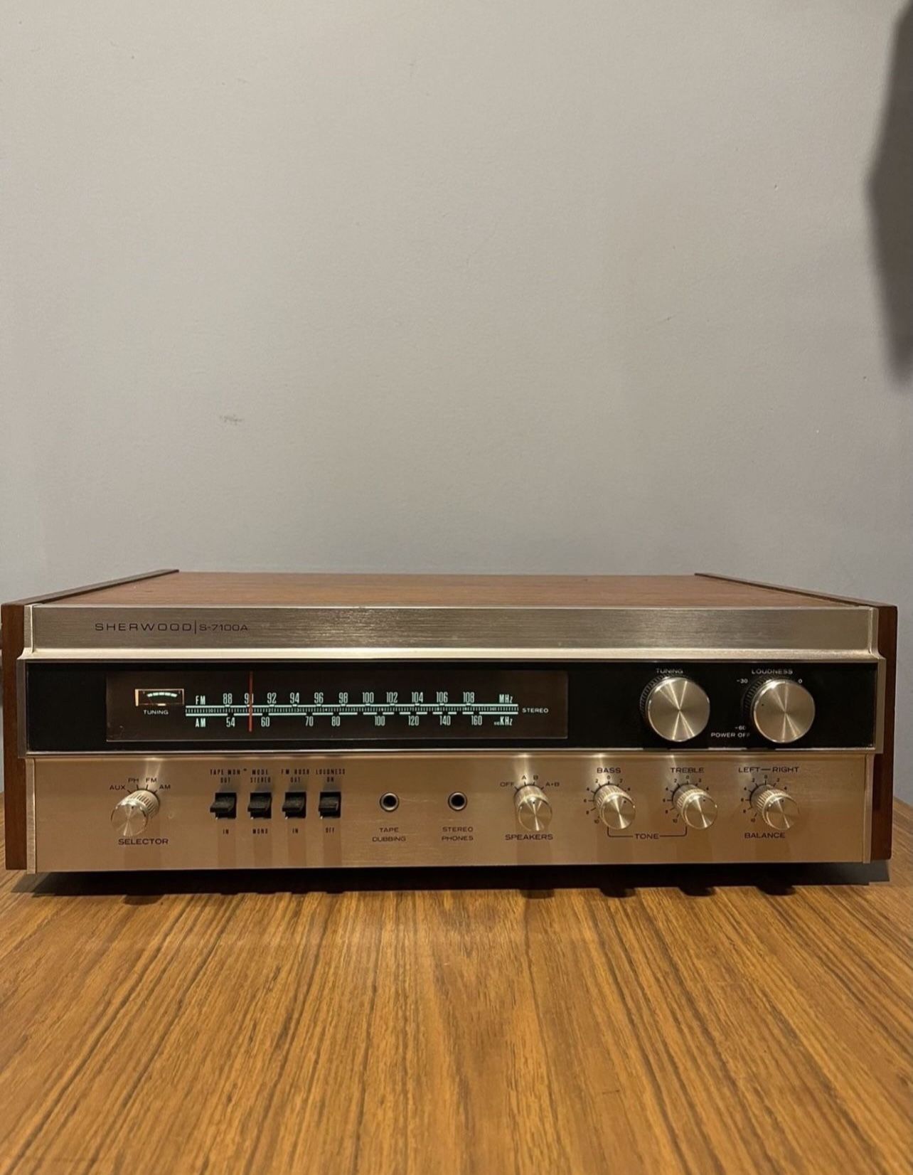Vintage Sherwood Stereo Receiver From The 70’s