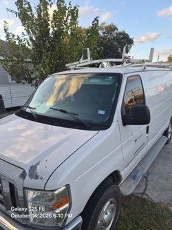 Ford E-Series Cargo Van with Roof Rack