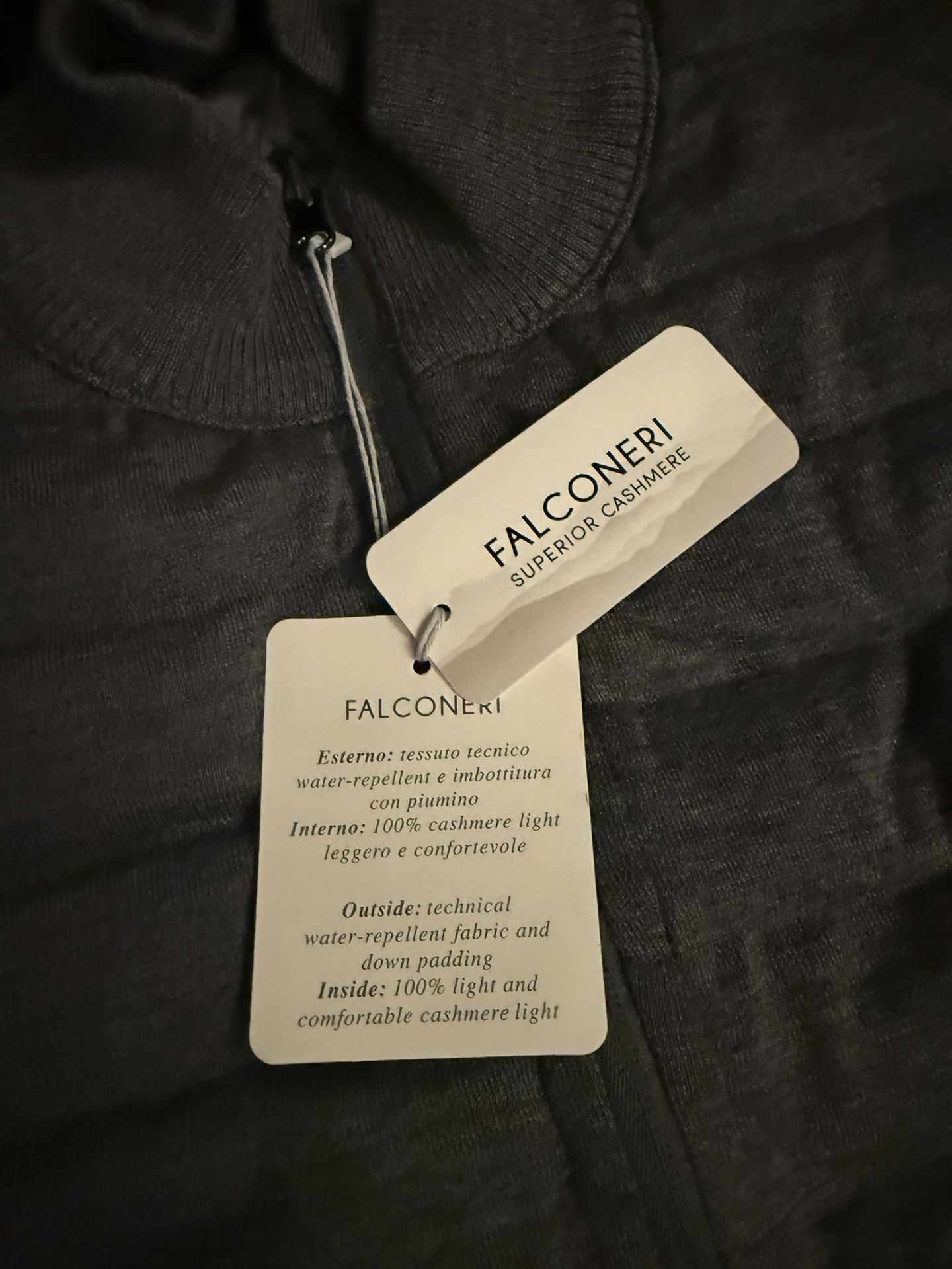 Falconeri Cashmere Reversible Puffer Vest Coat