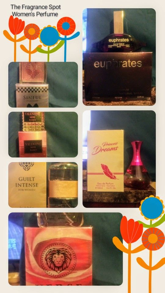 Women's perfume and Men's cologne