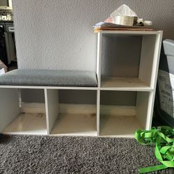 Bench/Bookshelf