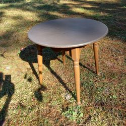 Maple Side Table 27" Diameter, 24" High
