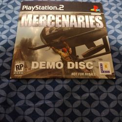 No Offers PS2 Mercenaries Demo Disc 75th Ave Indian School No Offers No Trades Serious Buyers Only Please $20 Cash