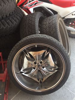 Dodge Charger 2006 DUB wheels w/ tires