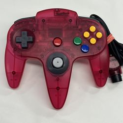 Nintendo N64 Clear Watermelon Controller OEM Original 